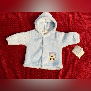 NWT Rumble Tumble Blue Hood Jacket Size 0-3 Months
